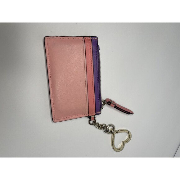 Victoria's Secret keychain card case wallet Pink Purple - Picture 4 of 6